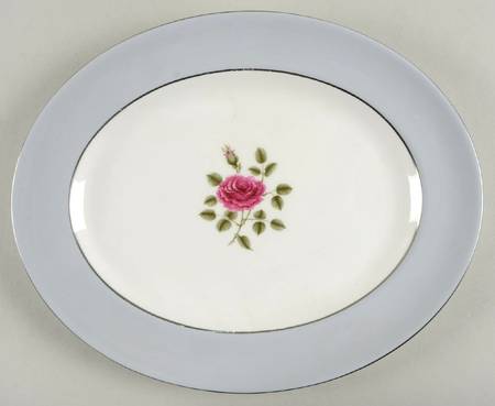 Chateau Rose 10" Oval Serving Platter