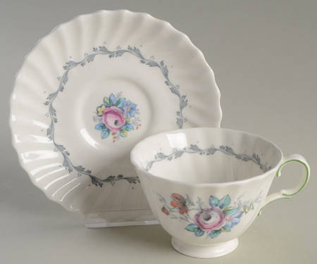 Chelsea Rose Footed Cup & Saucer Set