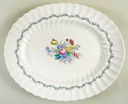 Chelsea Rose 16" Oval Serving Platter