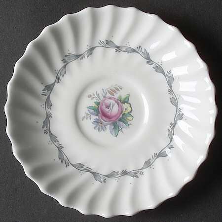Chelsea Rose Saucer for Footed Demitasse Cup
