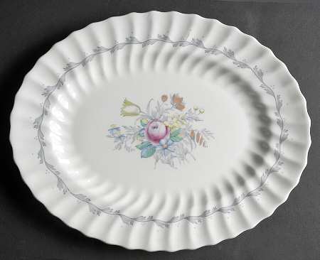Chelsea Rose 12" Oval Serving Platter by Royal Doulton