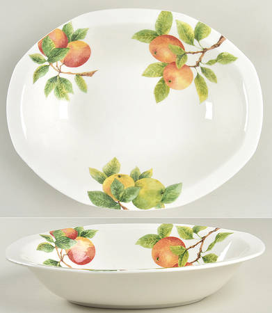 Citrus Grove 10" Oval Vegetable Bowl