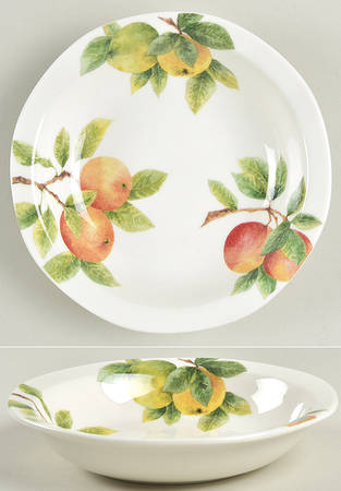 Citrus Grove Rim Fruit/Dessert (Sauce) Bowl