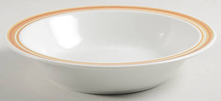 Cinnamon Brown Rim Soup Bowl