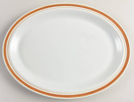 Cinnamon Brown 16" Oval Serving Platter