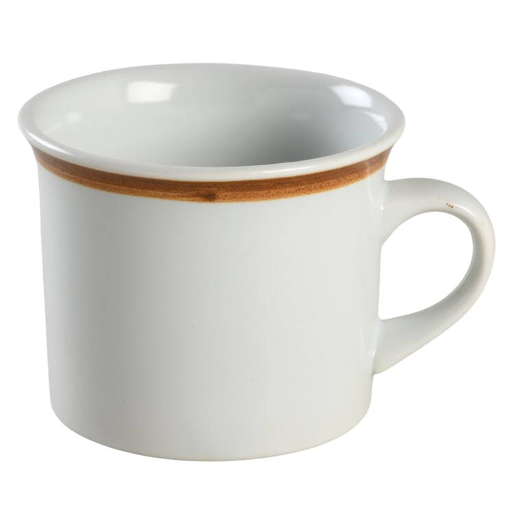 Cinnamon Brown Flat Cup