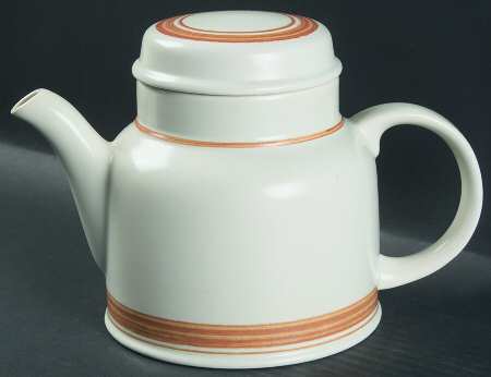 Cinnamon Brown Teapot & Lid