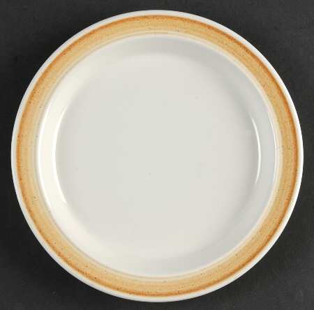 Cinnamon Brown Bread & Butter Plate