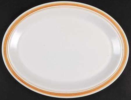 Cinnamon Brown 13" Oval Serving Platter