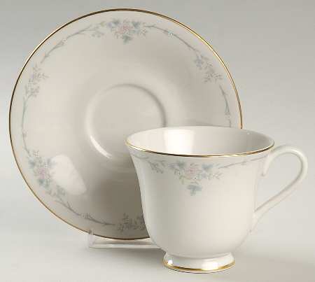 Footed Cup & Saucer Set