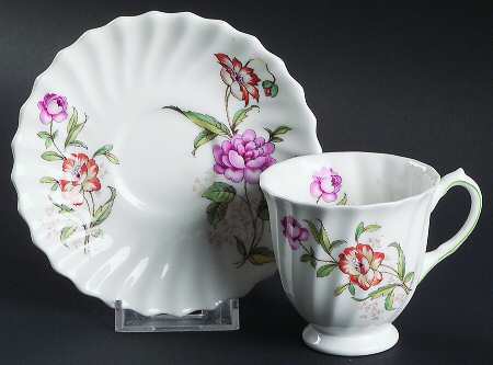 Clovelly Footed Demitasse Cup & Saucer Set