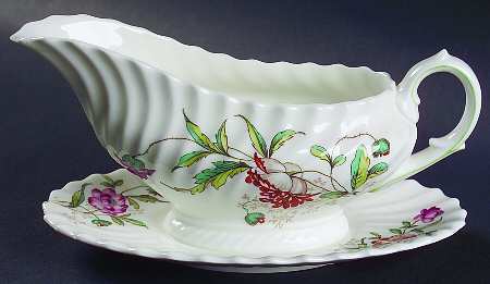 Clovelly Gravy Boat with Attached Underplate