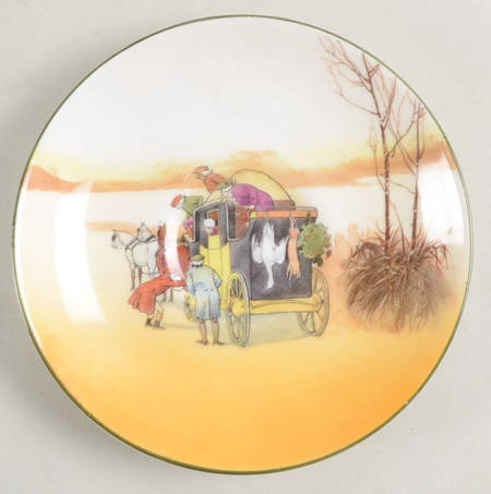 Coaching Days (Smooth, Bone) Saucer for Flat Cup