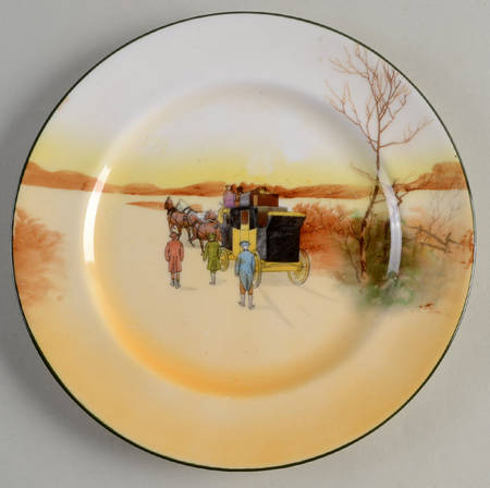 Coaching Days (Smooth, Bone) Salad Plate