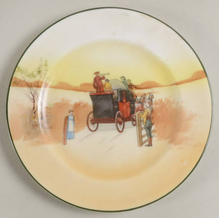Coaching Days (Smooth, Bone) Dessert/Pie Plate