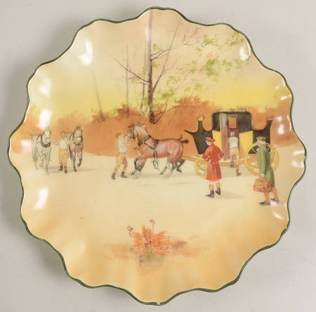 Coaching Days (Smooth, Bone) 8" Cookie Plate
