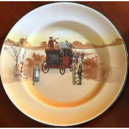 Coaching Days (Smooth, Bone) Bread & Butter Plate