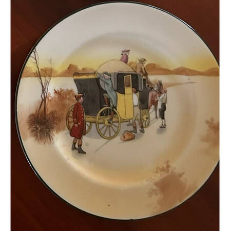 Coaching Days (Smooth, Bone) Bread & Butter Plate