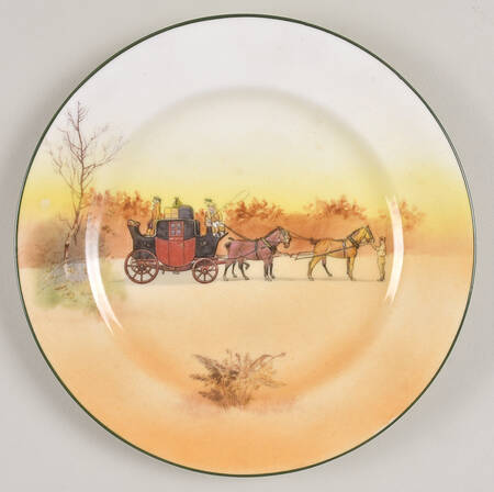Coaching Days (Smooth, Bone) Salad Plate