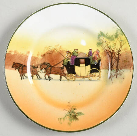 Coaching Days (Smooth, Bone) Bread & Butter Plate