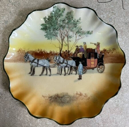 Coaching Days (Smooth, Bone) 8" Cookie Plate