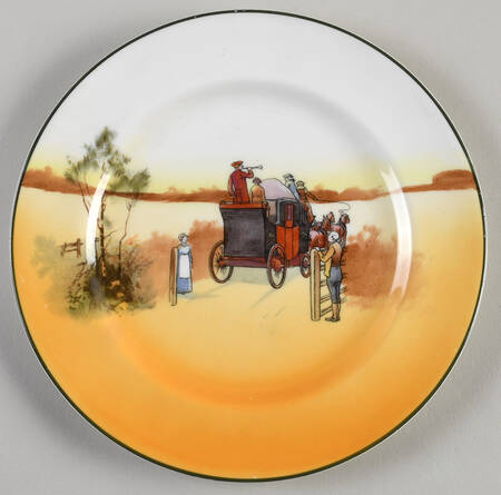 Coaching Days (Smooth, Bone) Salad Plate