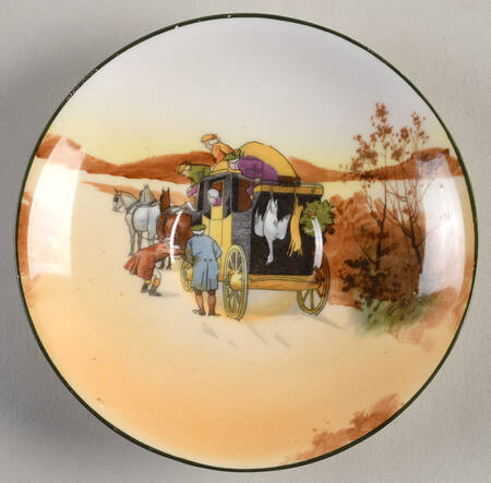 Coaching Days (Smooth, Bone) Saucer for Flat Cup
