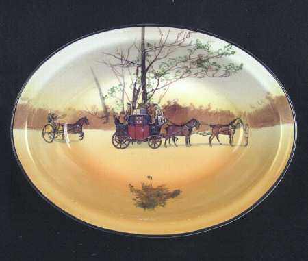 Coaching Days (Smooth, Bone) 9" Oval Vegetable Bowl