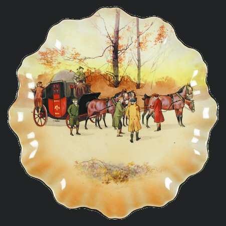 Coaching Days (Smooth, Bone) 9" Cookie Plate
