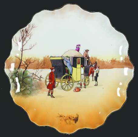 Coaching Days (Smooth, Bone) 8" Cookie Plate