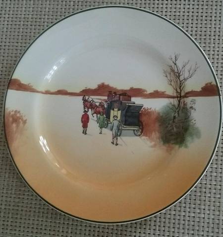 Coaching Days (Smooth, Bone) Luncheon Plate