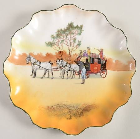Coaching Days (Smooth, Bone) 8" Cookie Plate