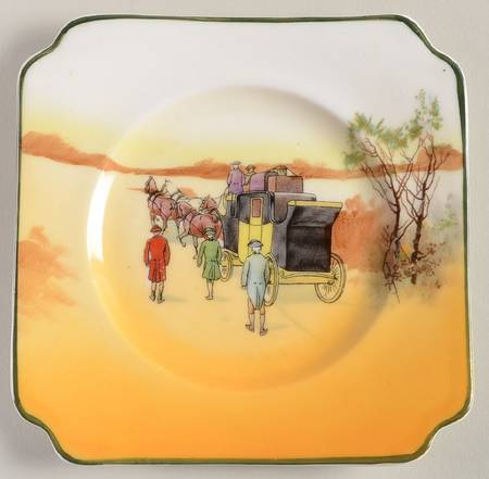 Coaching Days (Smooth, Bone) Square Bread & Butter Plate