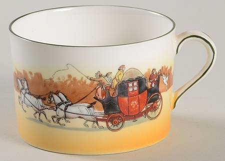 Coaching Days (Smooth, Bone) Cup for Dessert Plate & Cup Set
