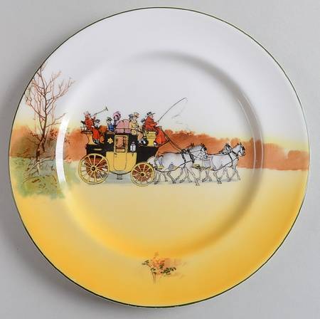 Coaching Days (Smooth, Bone) Salad Plate