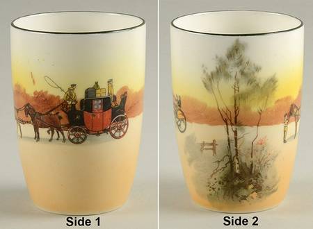 Coaching Days (Smooth, Bone) 6 Oz China Juice Tumbler