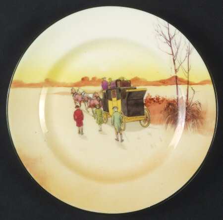 Coaching Days (Smooth, Bone) Dessert/Pie Plate