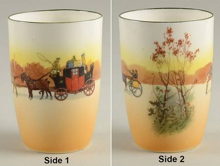Coaching Days (Smooth, Bone) 6 Oz China Juice Tumbler