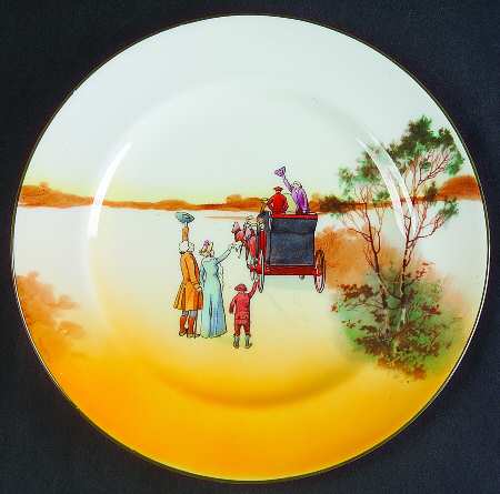 Coaching Days (Smooth, Bone) Salad Plate