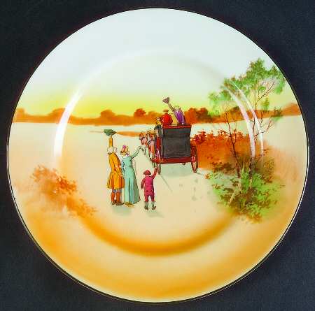 Coaching Days (Smooth, Bone) Salad Plate