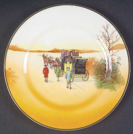 Coaching Days (Smooth, Bone) Dessert/Pie Plate