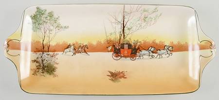 Coaching Days (Smooth, Bone) 17" Sandwich Tray