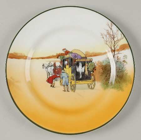 Coaching Days (Smooth, Bone) Dessert/Pie Plate
