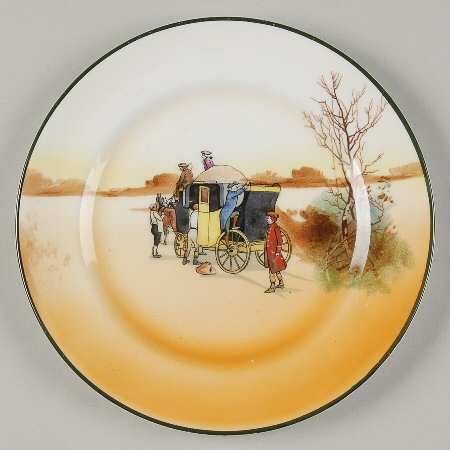 Coaching Days (Smooth, Bone) Dessert/Pie Plate