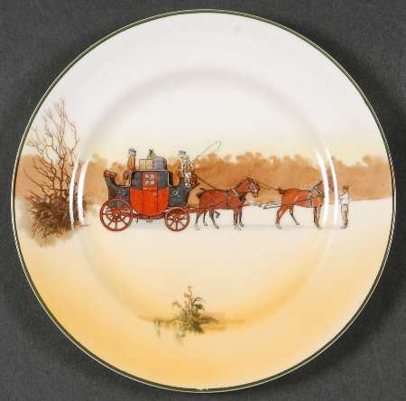 Coaching Days (Smooth, Bone) Dessert/Pie Plate