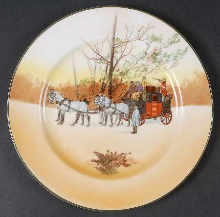 Coaching Days (Smooth, Bone) Luncheon Plate