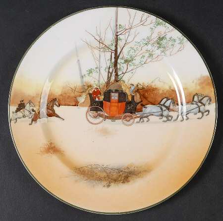 Coaching Days (Smooth, Bone) Luncheon Plate