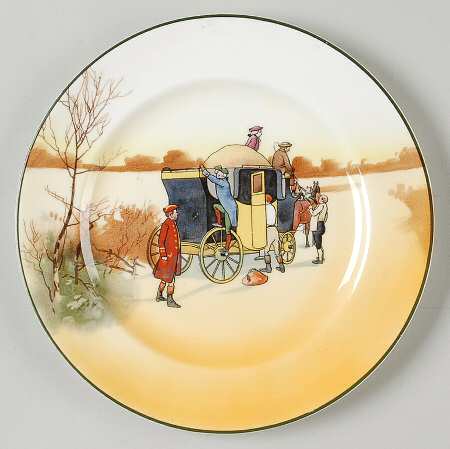 Coaching Days (Smooth, Bone) Salad Plate