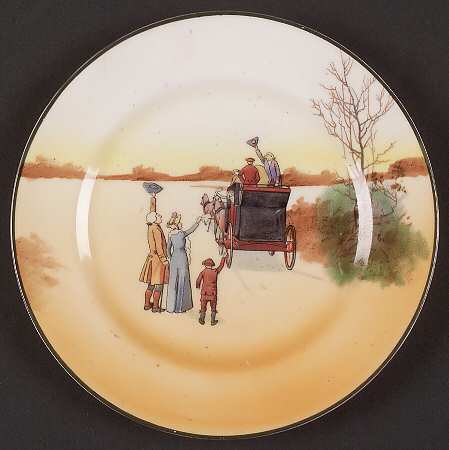 Coaching Days (Smooth, Bone) Dessert/Pie Plate
