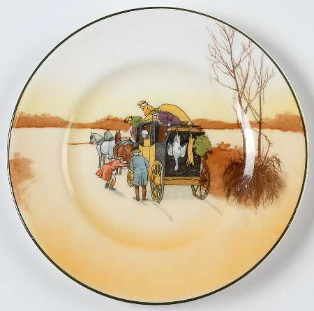 Coaching Days (Smooth, Bone) Dessert/Pie Plate